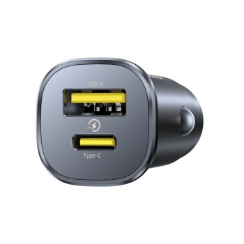 Baseus GoTrip DP1 Car Charger 30W U+C Cosmic Black