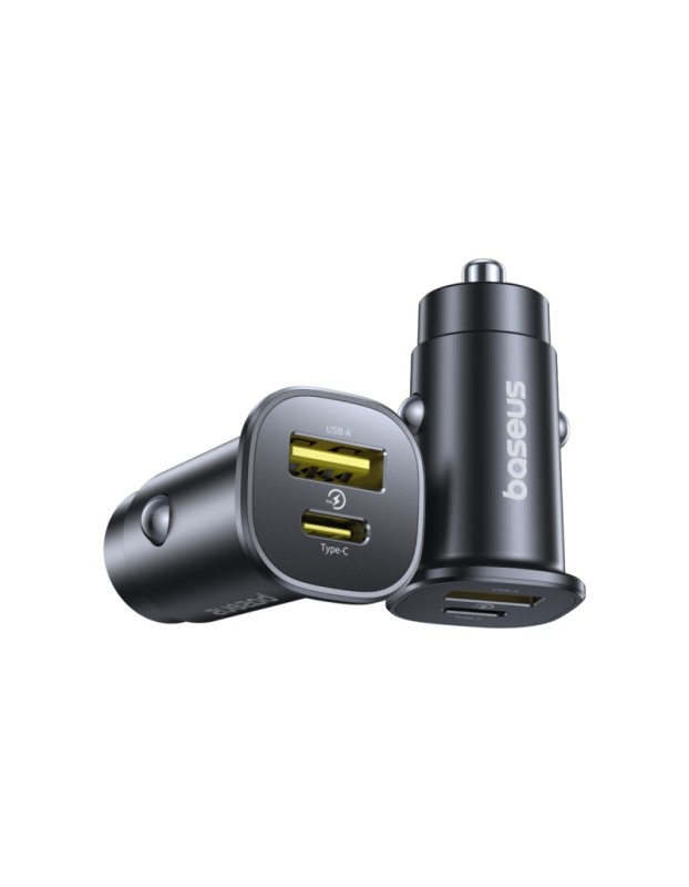 Baseus GoTrip DP1 Car Charger 30W U+C Cosmic Black Baseus GoTrip DP1 Car Charger 30W U+C Cosmic Black
