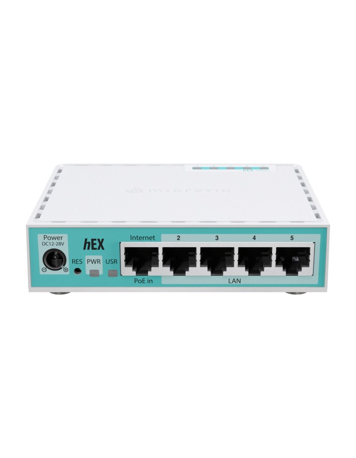 MikroTik Router Wired hEX 5xGbE/PoE In/USB 512MB E50UG