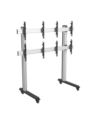 Brateck Video Wall Trolley 4x4 60x40 50kg/Screen LVS02-446FW Brateck Video Wall Trolley 4x4 60x40 50kg/Screen LVS02-446FW