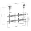 Brateck Video Wall Ceiling 2x2 60x40 50kg/Screen LVC03-446FL-02