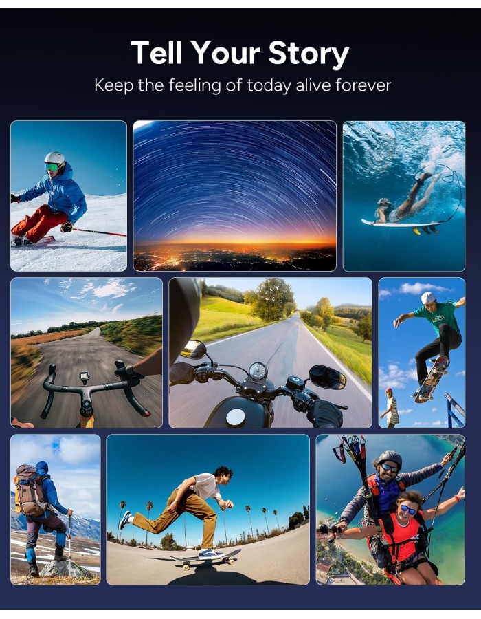 SJCAM SJ6 Ultra Essential Combo 4K Action Camera 4K30FPS 20MP Dual Screen Vlog Camera SJCAM SJ6 Ultra Essential Combo 4K Action Camera 4K30FPS 20MP Dual Screen Vlog Camera