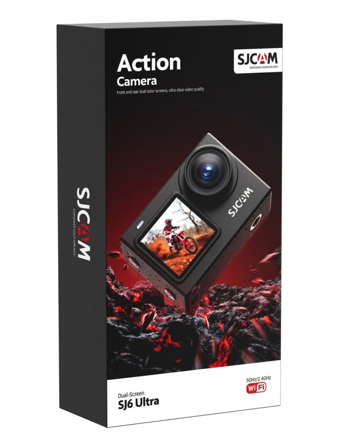 SJCAM SJ6 Ultra Essential Combo 4K Action Camera 4K30FPS 20MP Dual Screen Vlog Camera SJCAM SJ6 Ultra Essential Combo 4K Action Camera 4K30FPS 20MP Dual Screen Vlog Camera