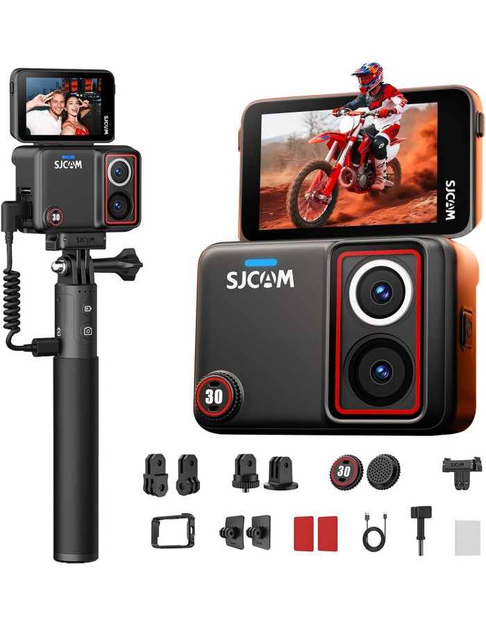 SJCAM Handheld Action Camera with 8K/6K/5K/4K60FPS SJ30 Charging Combo SJCAM Handheld Action Camera with 8K/6K/5K/4K60FPS SJ30 Charging Combo