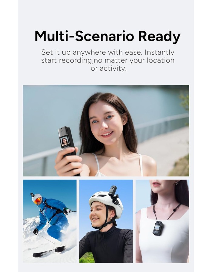 SJCAM 6-Axis Pocket Action Camera 4K30FPS Vlog Camera C300 Dual Screen SJCAM 6-Axis Pocket Action Camera 4K30FPS Vlog Camera C300 Dual Screen