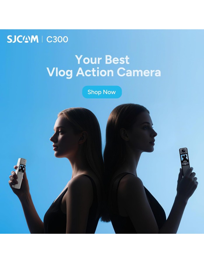 SJCAM 6-Axis Pocket Action Camera 4K30FPS Vlog Camera C300 Dual Screen SJCAM 6-Axis Pocket Action Camera 4K30FPS Vlog Camera C300 Dual Screen