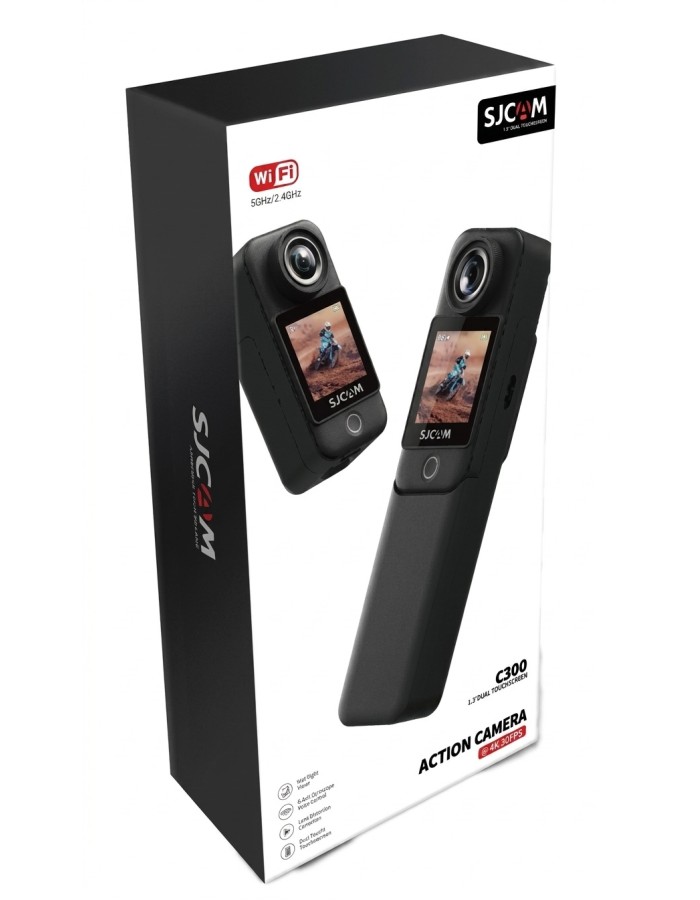 SJCAM 6-Axis Pocket Action Camera 4K30FPS Vlog Camera C300 Dual Screen SJCAM 6-Axis Pocket Action Camera 4K30FPS Vlog Camera C300 Dual Screen