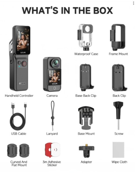 SJCAM 6-Axis Pocket Action Camera 4K30FPS Vlog Camera C400 SJCAM 6-Axis Pocket Action Camera 4K30FPS Vlog Camera C400