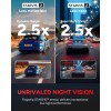 SJCAM M60S 4K Dash Cam, Equipped with STARVIS 2 HDR Night Vision Dashcam Front and Rear Camera Built-in WiFi G-Sensor 24/7 Recording Parking Mode 2CH