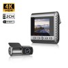 SJCAM M60S 4K Dash Cam, Equipped with STARVIS 2 HDR Night Vision Dashcam Front and Rear Camera Built-in WiFi G-Sensor 24/7 Recording Parking Mode 2CH