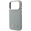 Karl Lagerfeld Saffiano Small Script Metal Logo MagSafe Case for iPhone 17 Pro Max / 18 Pro Max - Beige Karl Lagerfeld Saffiano Small Script Metal Logo MagSafe Case for iPhone 17 Pro Max / 18 Pro Max - Beige