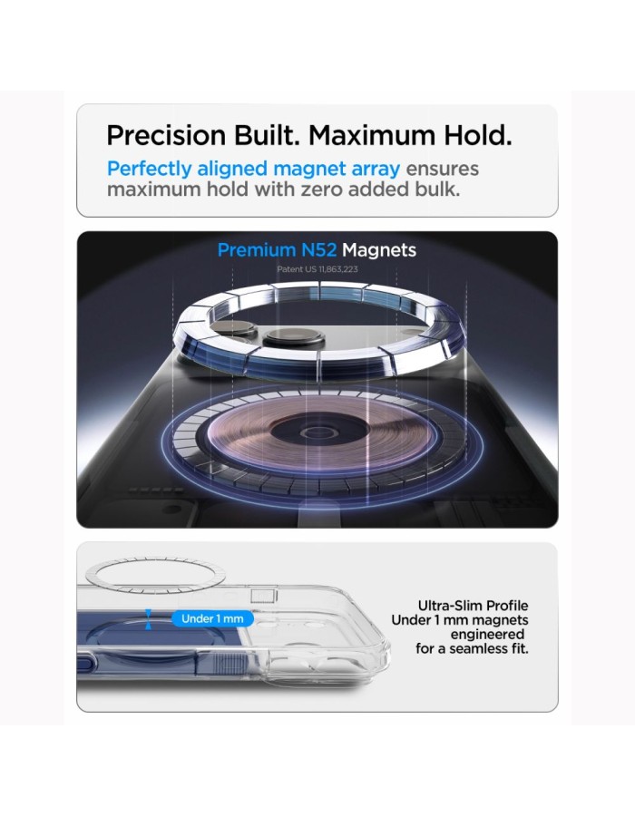 Spigen Ultra Hybrid MagSafe Case for iPhone 18 Pro / 17 Pro - Matte Blue Spigen Ultra Hybrid MagSafe Case for iPhone 18 Pro / 17 Pro - Matte Blue