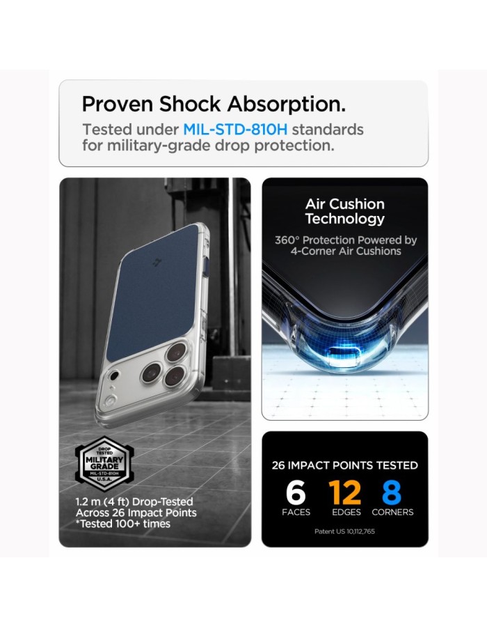 Spigen Ultra Hybrid MagSafe Case for iPhone 18 Pro / 17 Pro - Matte Blue Spigen Ultra Hybrid MagSafe Case for iPhone 18 Pro / 17 Pro - Matte Blue