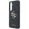 Guess Leather 4G Metal Logo case for Samsung Galaxy S26 FE - black Guess Leather 4G Metal Logo case for Samsung Galaxy S26 FE - black