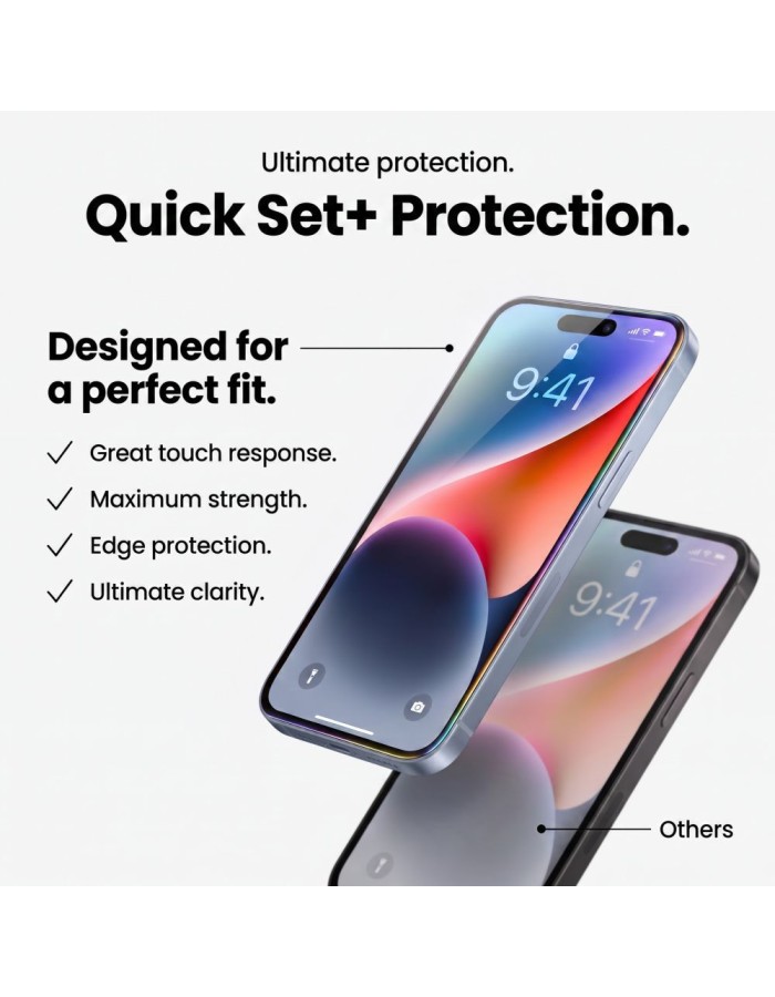 Tech-Protect Quick Set+ 2-Pack Tempered Glass for Google Pixel 9 Pro XL / 10 Pro XL / 11 Pro XL