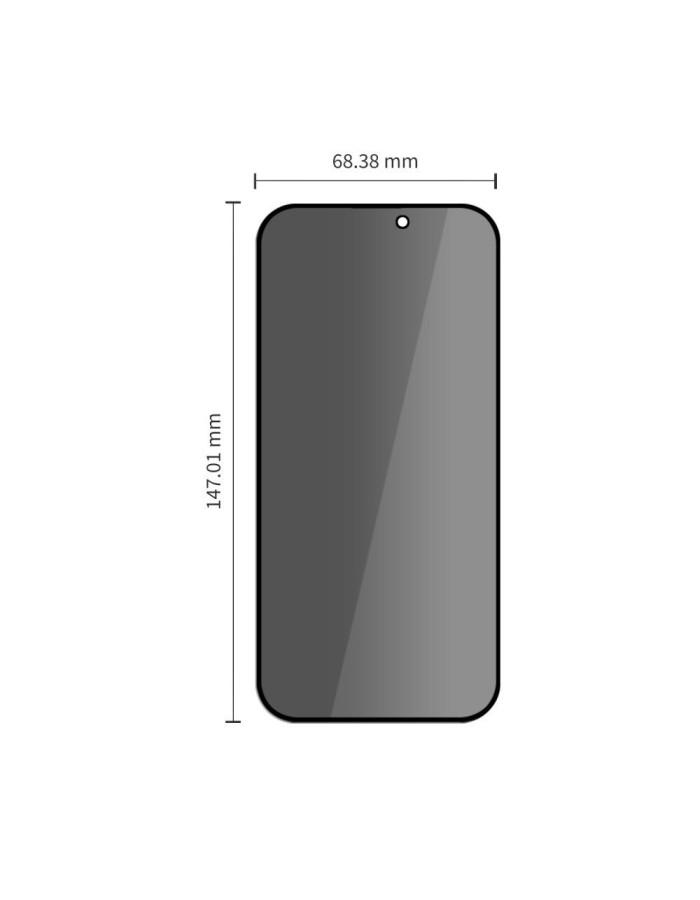 Tech-Protect OneTouch Set Spy+ 2-Pack Privacy Tempered Glass for iPhone 18 Pro Max Tech-Protect OneTouch Set Spy+ 2-Pack Privacy Tempered Glass for iPhone 18 Pro Max