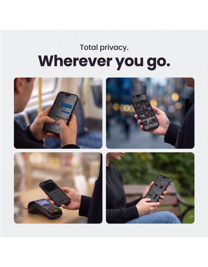 Tech-Protect OneTouch Set Spy+ 2-Pack Privacy Tempered Glass for iPhone 18 Pro Max