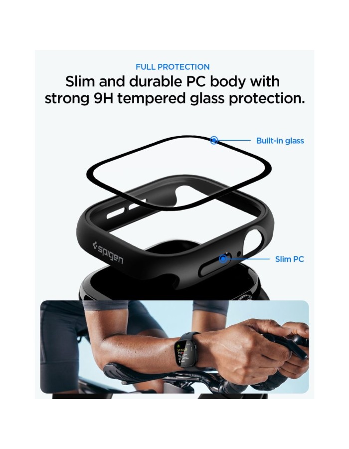 Spigen Thin Fit 360 Case Spigen Thin Fit 360 Case for Apple Watch 42mm - Black