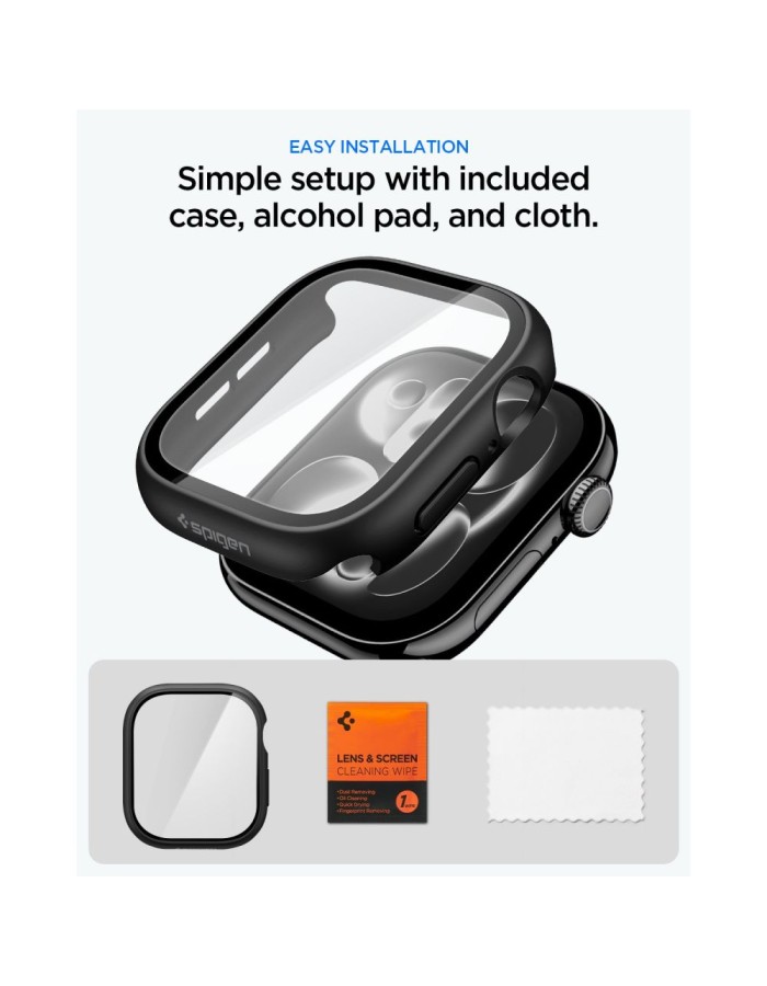Spigen Thin Fit 360 Case Spigen Thin Fit 360 Case for Apple Watch 42mm - Black