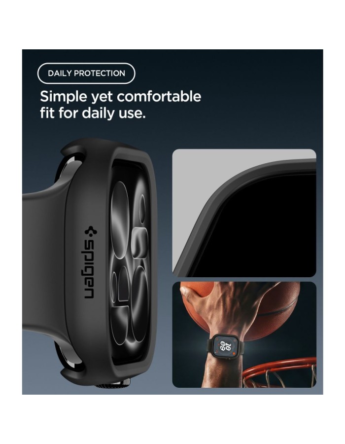 Spigen Thin Fit Case for Apple Watch 46mm - Black