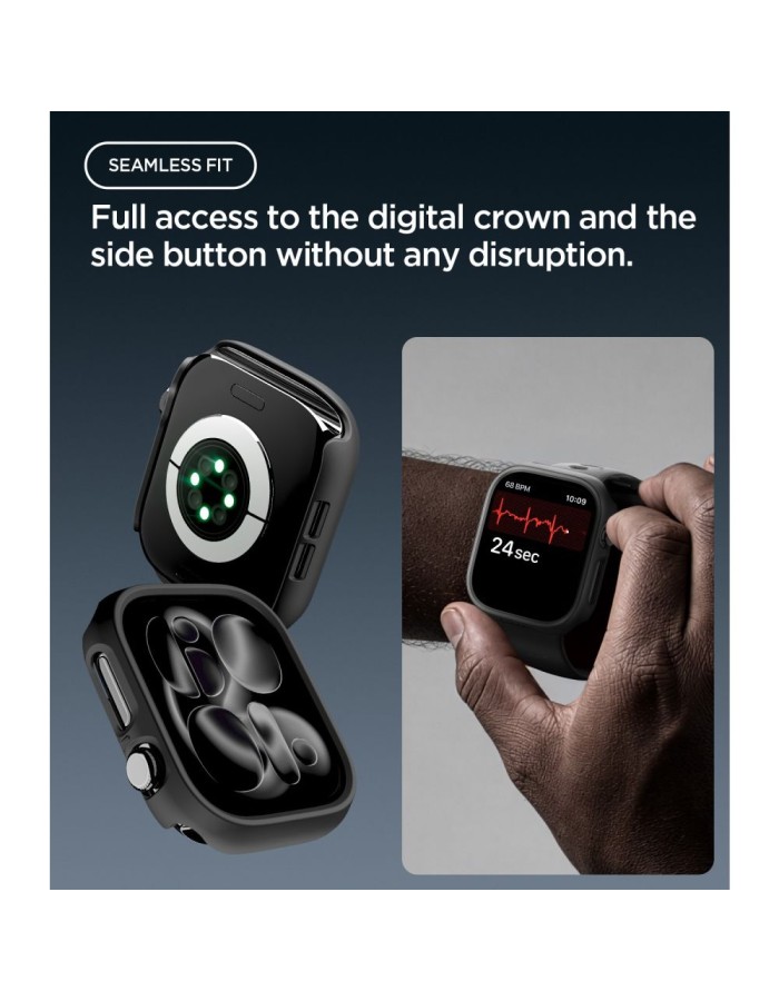 Spigen Thin Fit Case for Apple Watch 46mm - Black