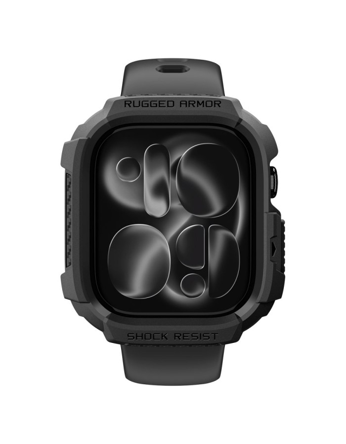 Spigen Rugged Armor Case for Apple Watch 42mm - Matte Black