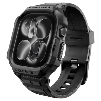 Spigen Rugged Armor Pro Apple Watch 42mm Strap - Matte Black