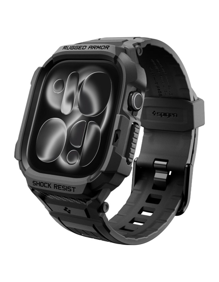 Spigen Rugged Armor Pro Apple Watch 42mm Strap - Matte Black Spigen Rugged Armor Pro Apple Watch 42mm Strap - Matte Black