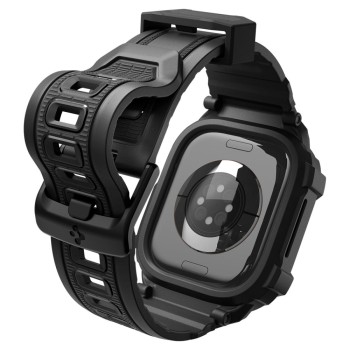 Spigen Rugged Armor Pro Apple Watch 42mm Strap - Matte Black