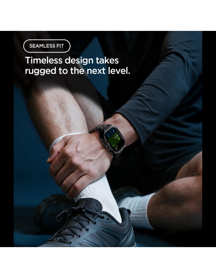 Spigen Rugged Armor Pro Apple Watch 42mm Strap - Matte Black Spigen Rugged Armor Pro Apple Watch 42mm Strap - Matte Black