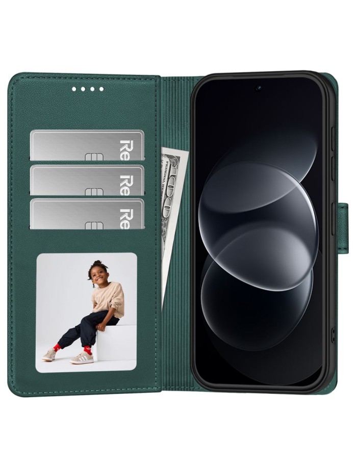 Tech-Protect Wallet Case for Xiaomi Redmi Note 17 Pro 5G - Green