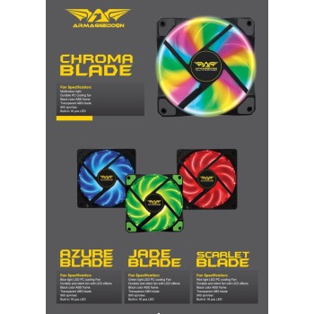 Armaggeddon Blade Jade Gaming PC Fan