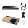 Cudy Switch Gigabit Ethernet Cloud Easy-Managed 16-Port + 2SFP GS1016ES2