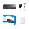 Cudy Switch Multi-Gigabit Ethernet 8-Ports 2.5GbE  + 10G SFP HS108ES1