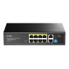 Cudy Switch PoE Gigabit 8PoE + 2GbE Uplink 120W GS1010P Cudy Switch PoE Gigabit 8PoE + 2GbE Uplink 120W GS1010P