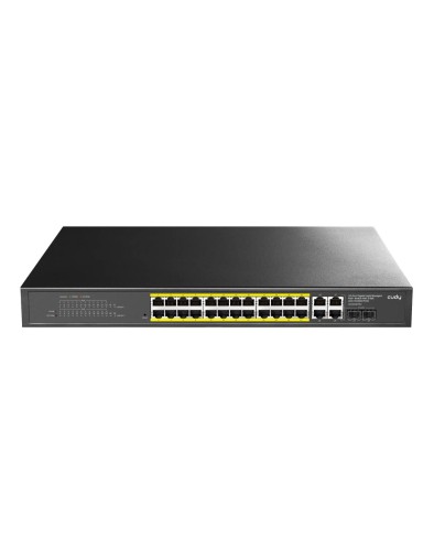 Cudy Switch PoE Gigabit Cloud Easy-Managed 24PoE + 2 RJ45/SFP Combo 300W GS1028EPS2 Cudy Switch PoE Gigabit Cloud Easy-Managed 24PoE + 2 RJ45/SFP Combo 300W GS1028EPS2