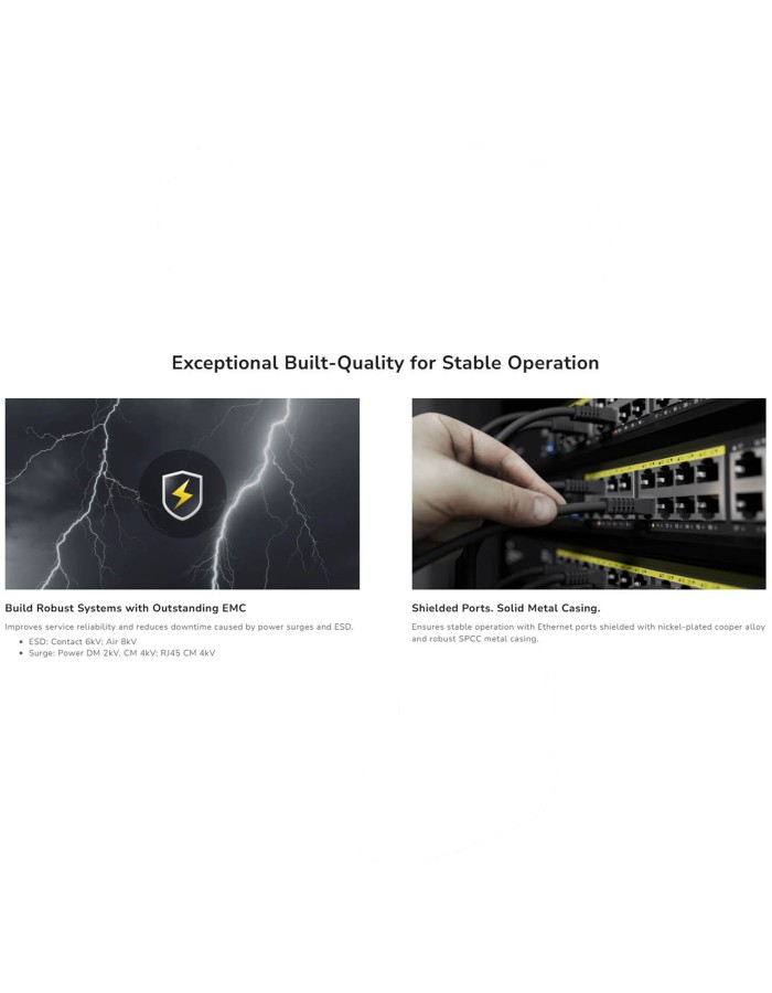 Cudy Switch PoE Gigabit Cloud Easy-Managed 24PoE + 2 RJ45/SFP Combo 300W GS1028EPS2 Cudy Switch PoE Gigabit Cloud Easy-Managed 24PoE + 2 RJ45/SFP Combo 300W GS1028EPS2