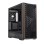 Einarex PC Case ATX P800 Core Black , Wood Front Panel, Tempered Glass Side Panel , 1 Rear Fan Pre-Installed