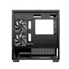 Einarex PC Case mATX SM501D RGB 3x Pre-Installed Fans , Display, Black Einarex PC Case mATX SM501D RGB 3x Pre-Installed Fans , Display, Black