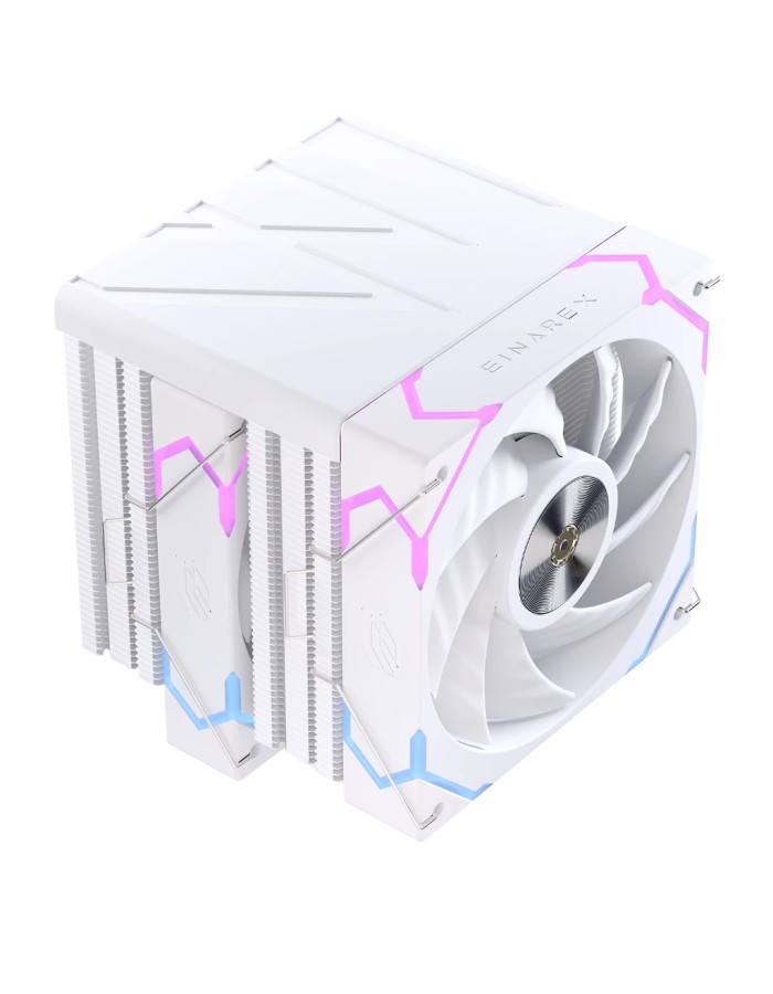 Einarex Gaming Cooling CPU, 6 Copper Heat Pipes, Dual Fans Design VENTUS V300 White Einarex Gaming Cooling CPU, 6 Copper Heat Pipes, Dual Fans Design VENTUS V300 White