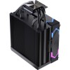 Einarex Gaming Cooling CPU, 4 Copper Heat Pipes, Integrated Display GLIDE G100 Black