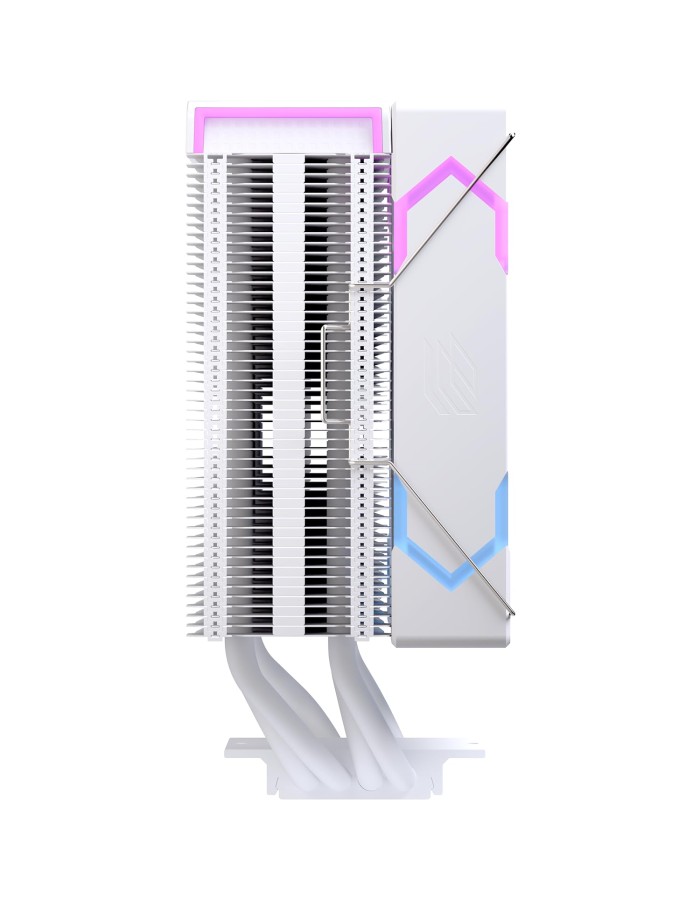 Einarex Gaming Cooling CPU, 4 Copper Heat Pipes, Integrated Display GLIDE G100 White Einarex Gaming Cooling CPU, 4 Copper Heat Pipes, Integrated Display GLIDE G100 White