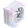 Einarex Gaming Cooling CPU, 4 Copper Heat Pipes, Integrated Display GLIDE G100 White Einarex Gaming Cooling CPU, 4 Copper Heat Pipes, Integrated Display GLIDE G100 White