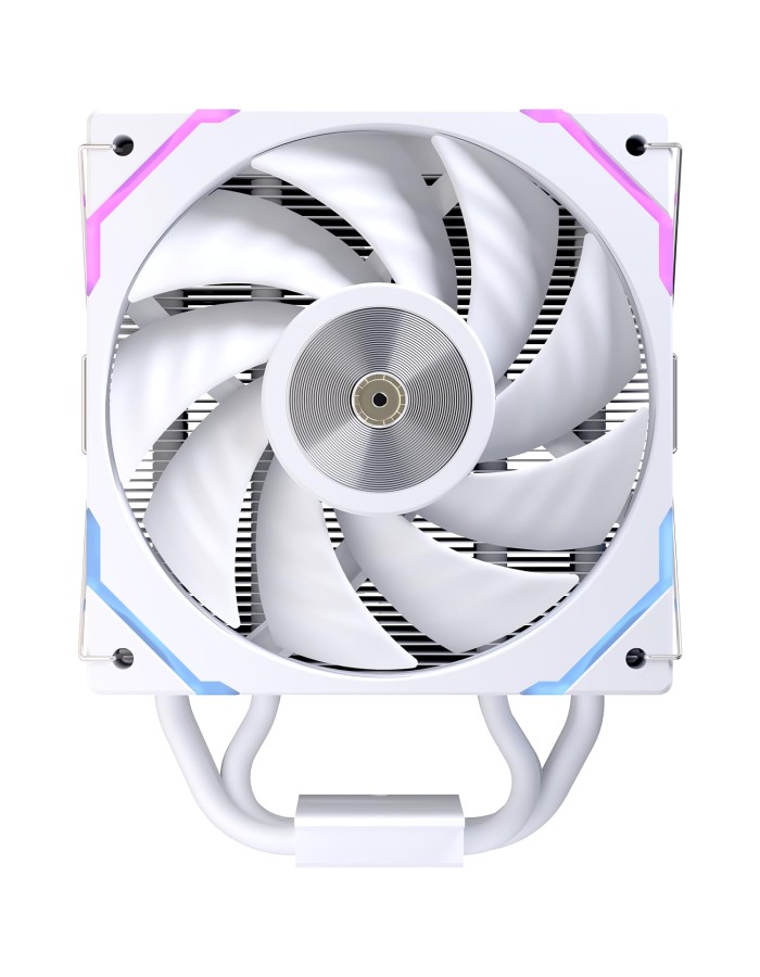 Einarex Gaming Cooling CPU, 4 Copper Heat Pipes, Integrated Display GLIDE G100 White Einarex Gaming Cooling CPU, 4 Copper Heat Pipes, Integrated Display GLIDE G100 White