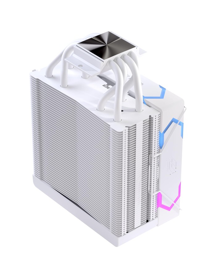 Einarex Gaming Cooling CPU, 4 Copper Heat Pipes, Integrated Display GLIDE G100 White Einarex Gaming Cooling CPU, 4 Copper Heat Pipes, Integrated Display GLIDE G100 White