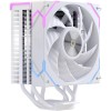 Einarex Gaming Cooling CPU, 4 Copper Heat Pipes, Integrated Display GLIDE G100 White Einarex Gaming Cooling CPU, 4 Copper Heat Pipes, Integrated Display GLIDE G100 White