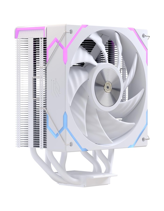 Einarex Gaming Cooling CPU, 4 Copper Heat Pipes, Integrated Display GLIDE G100 White Einarex Gaming Cooling CPU, 4 Copper Heat Pipes, Integrated Display GLIDE G100 White