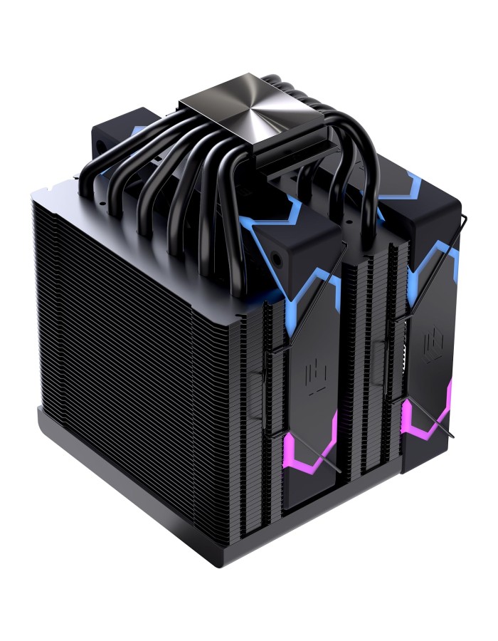 Einarex Gaming Cooling CPU, 6 Copper Heat Pipes, Dual Fans Design, Integrated Display, GLIDE G300 Black Einarex Gaming Cooling CPU, 6 Copper Heat Pipes, Dual Fans Design, Integrated Display, GLIDE G300 Black