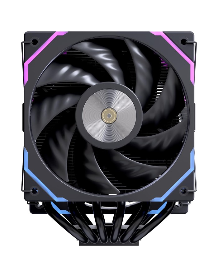 Einarex Gaming Cooling CPU, 6 Copper Heat Pipes, Dual Fans Design, Integrated Display, GLIDE G300 Black Einarex Gaming Cooling CPU, 6 Copper Heat Pipes, Dual Fans Design, Integrated Display, GLIDE G300 Black