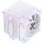 Einarex Gaming Cooling CPU, 6 Copper Heat Pipes, Dual Fans Design, Integrated Display, GLIDE G300 White Einarex Gaming Cooling CPU, 6 Copper Heat Pipes, Dual Fans Design, Integrated Display, GLIDE G300 White